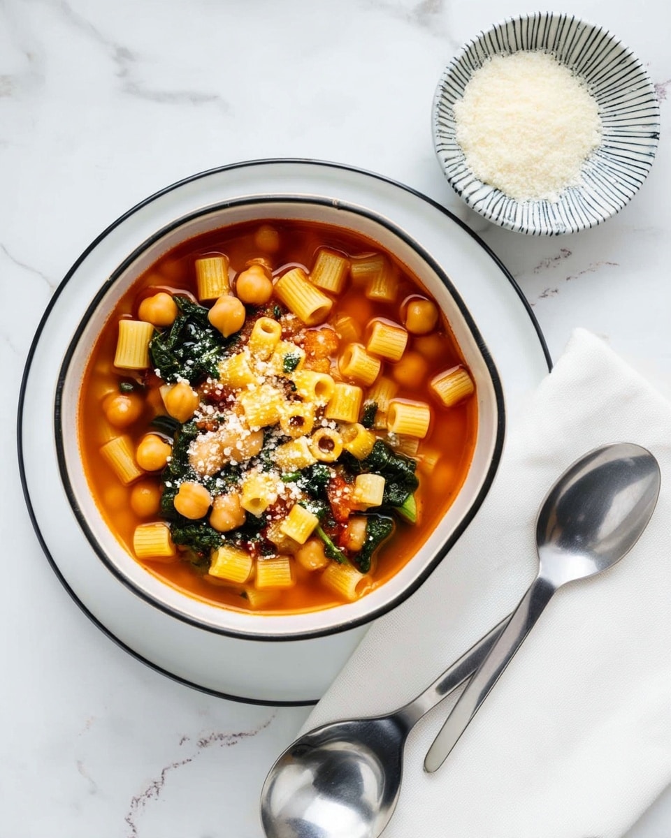 Pasta E Ceci (Pasta with Chickpeas) Recipe