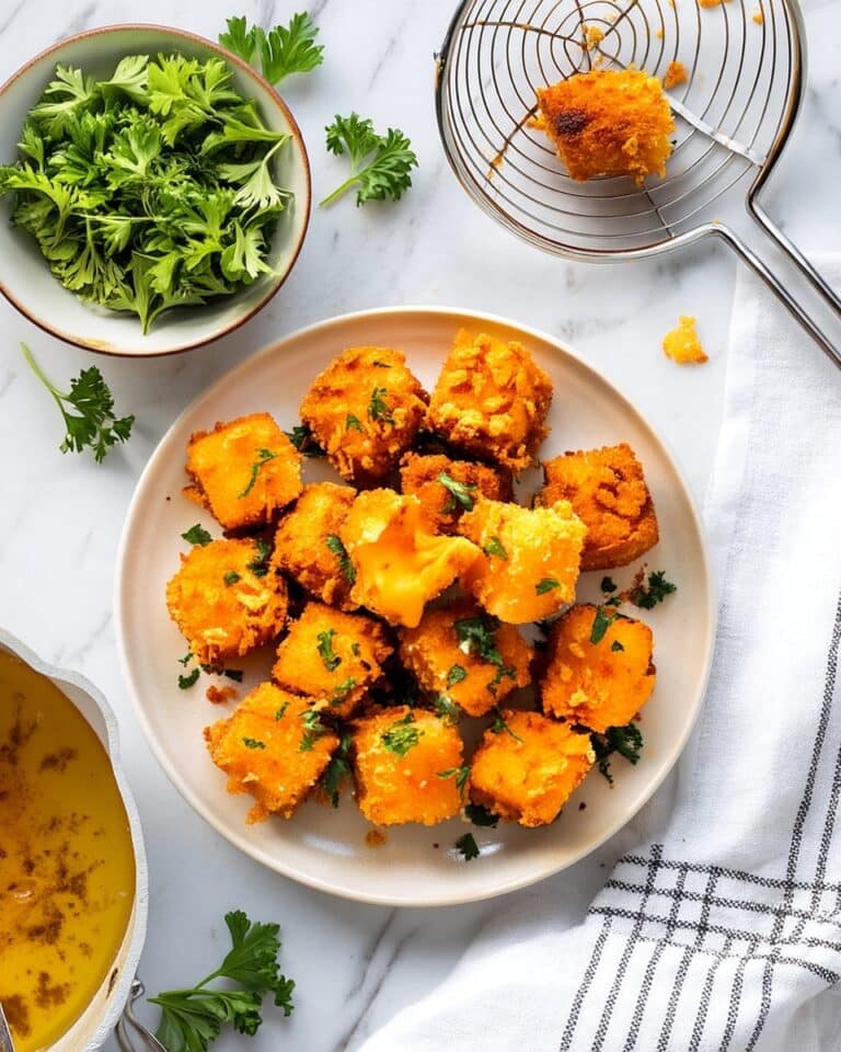 Crispy Fried Cheddar Cheese Bites Recipe