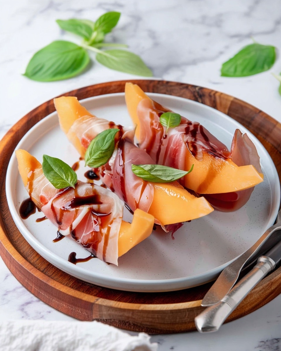 Prosciutto and Cantaloupe Wedges Recipe