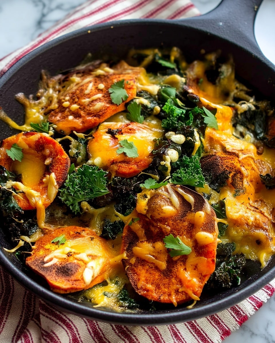 Sweet Potato Nachos With Kale Recipe