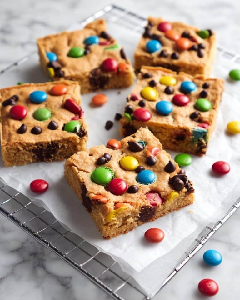M&M’s Cookie Bars Recipe
