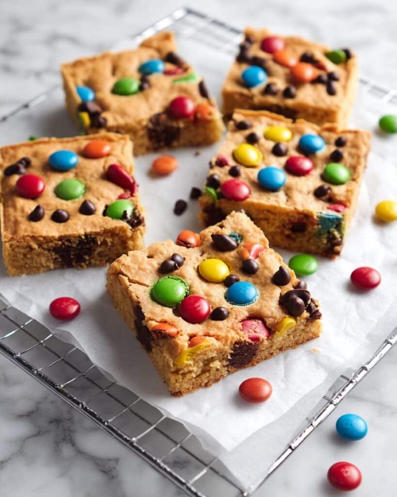 M&M’s Cookie Bars Recipe